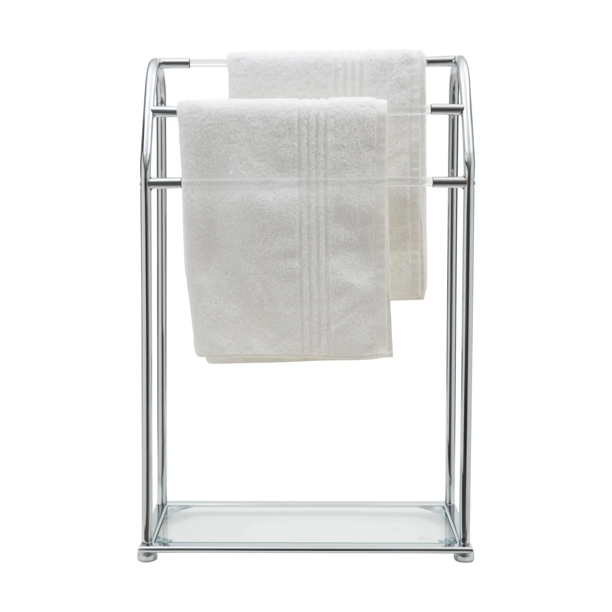 

Freestanding Acrylic Towel Rack,34.12 in