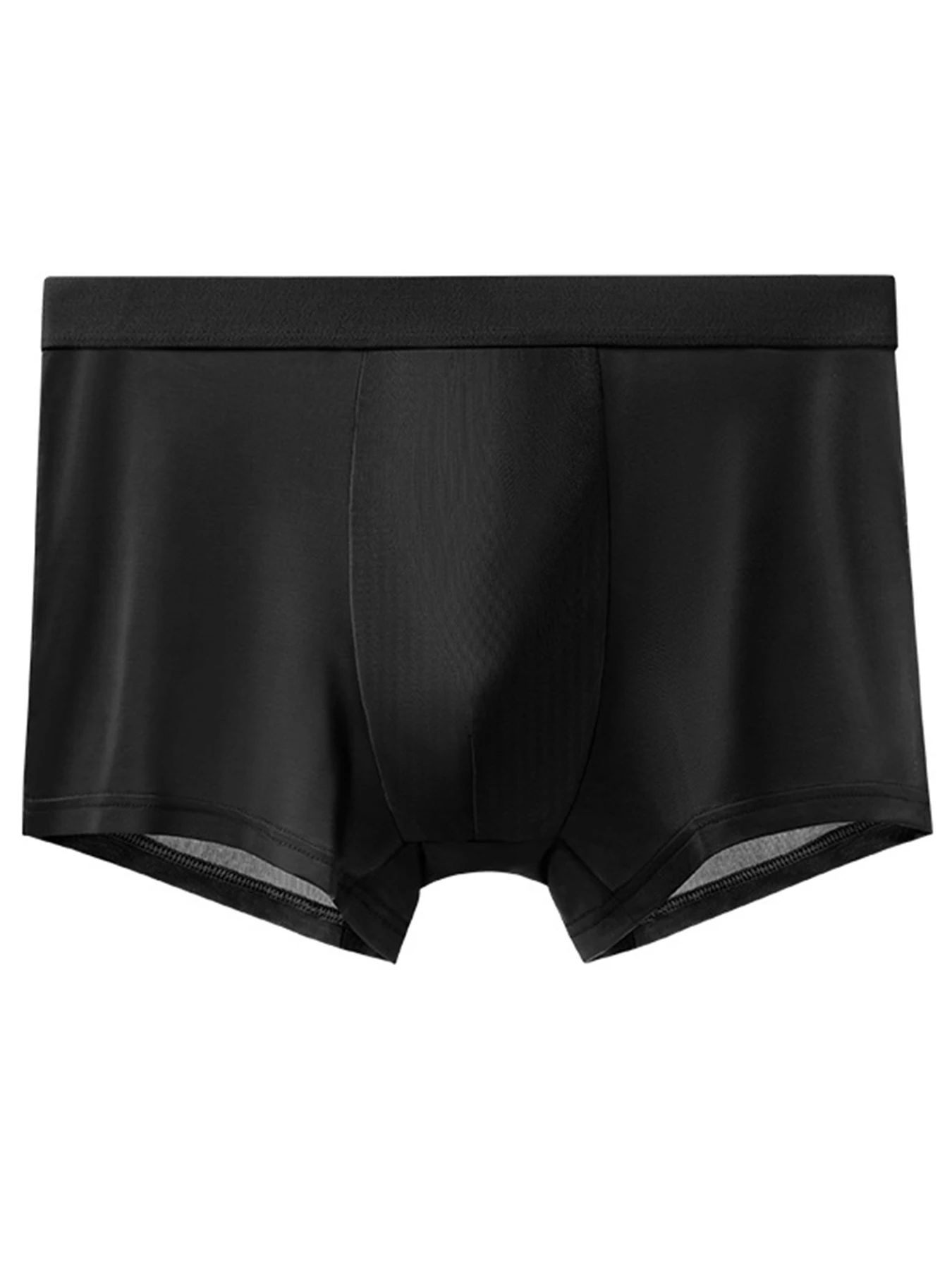 4PCS Solid Color Men Panties Ice Silk Man Underwear Graphene Men Underpants Hot Men's Panties Breathable Ultrathin Underpanties