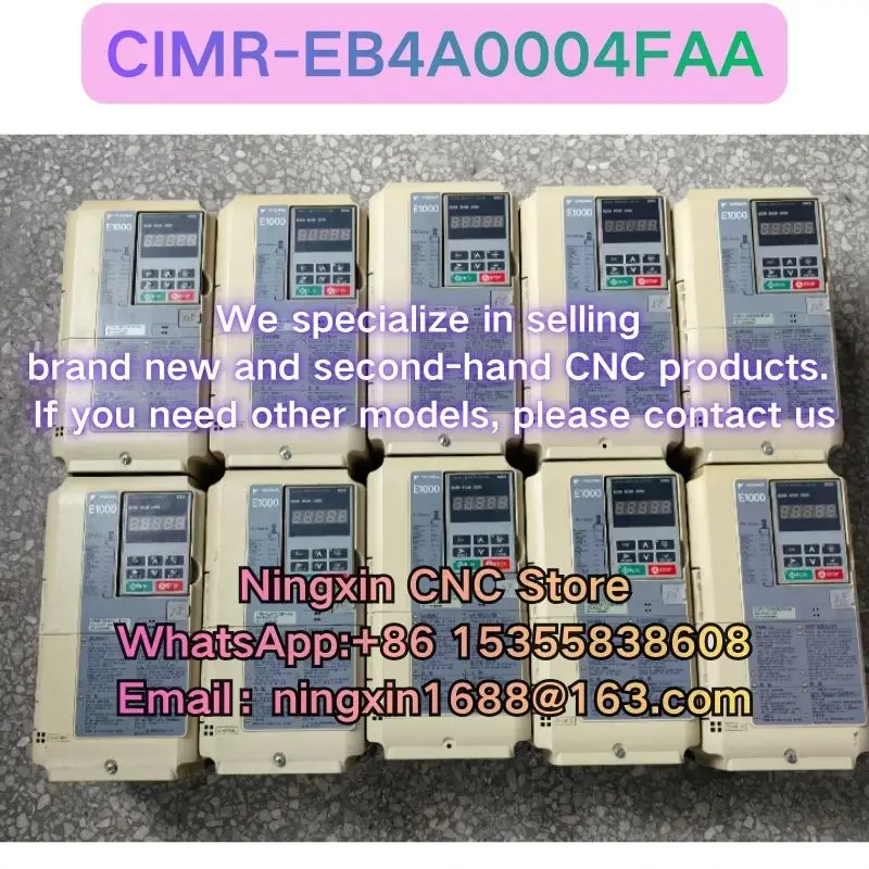 Second-hand CIMR-EB4A0004FAA Inverter Functional test OK Fast delivery