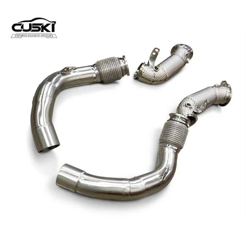 Downpipe Exhaust for BMW M5 F90 4.4T 2018-2023 performance Exhaust Pipe Converter Retrofit Automotive Car Exhaust Power Upgrade