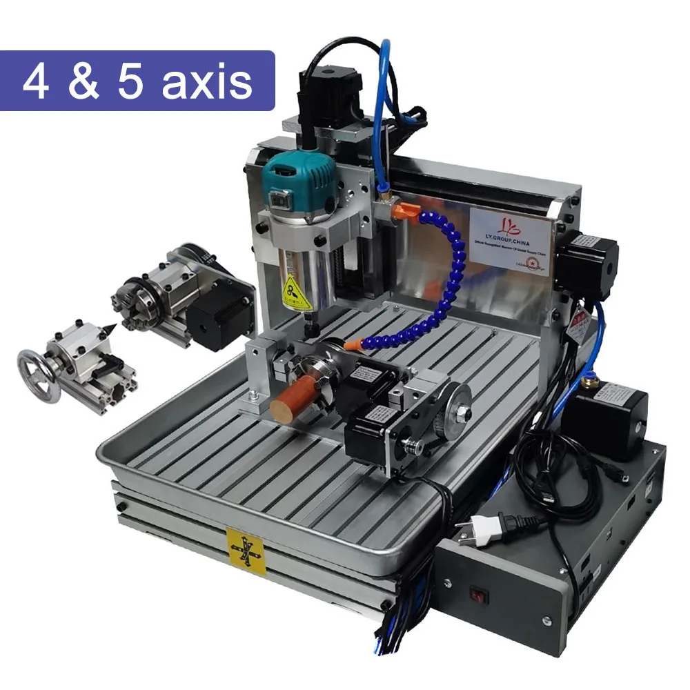 5-Achsen-CNC-Fräser 3040 1500 W Metallschnitzerei 4-Achsen-CNC 3020 PCB Gravur Bohren Fräsmaschine 6040 mit Waschbecken