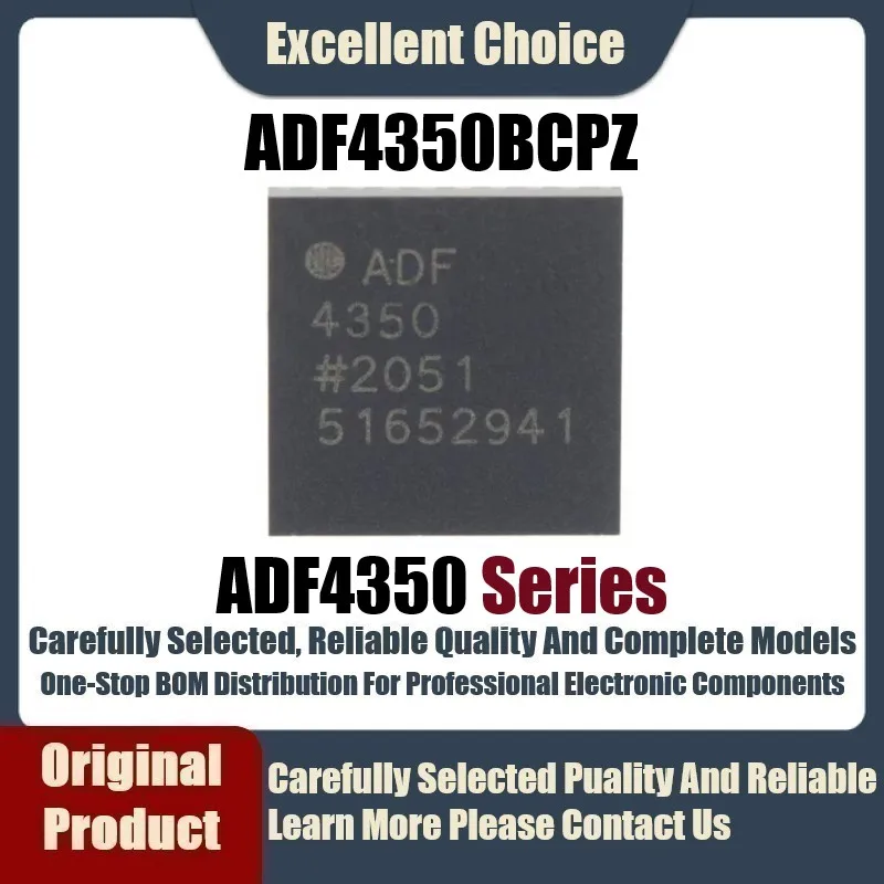 1-5Pcs/Lot New Original SMD ADF4350BCPZ ADF4350BCPZ-RL7 ADF4350 Package LFCSP-32 Clock Generator IC
