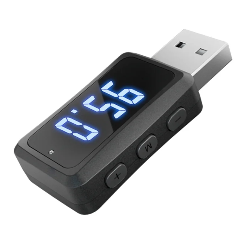 Ingenious-Carbluetooth 5.3 FM02 Transmitter Receiver Hands Free Calling Mini USB Power Supply Car Kit Car Wireless Audio Car Rad