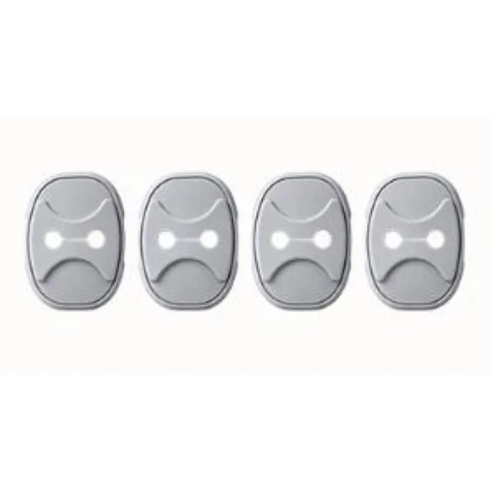 1set Silicone Door Latch Lock Cover Protector Caps for Leapmotor A10 Anti‑Collision Shock Absorbing Accessories
