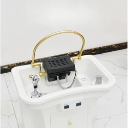 Upgraded Mobile Minimalistic Shampoo Chais Hairdressing Water Circulation Shampoo Chairs Beauty Head Spa Chuveiro Furniture 2024