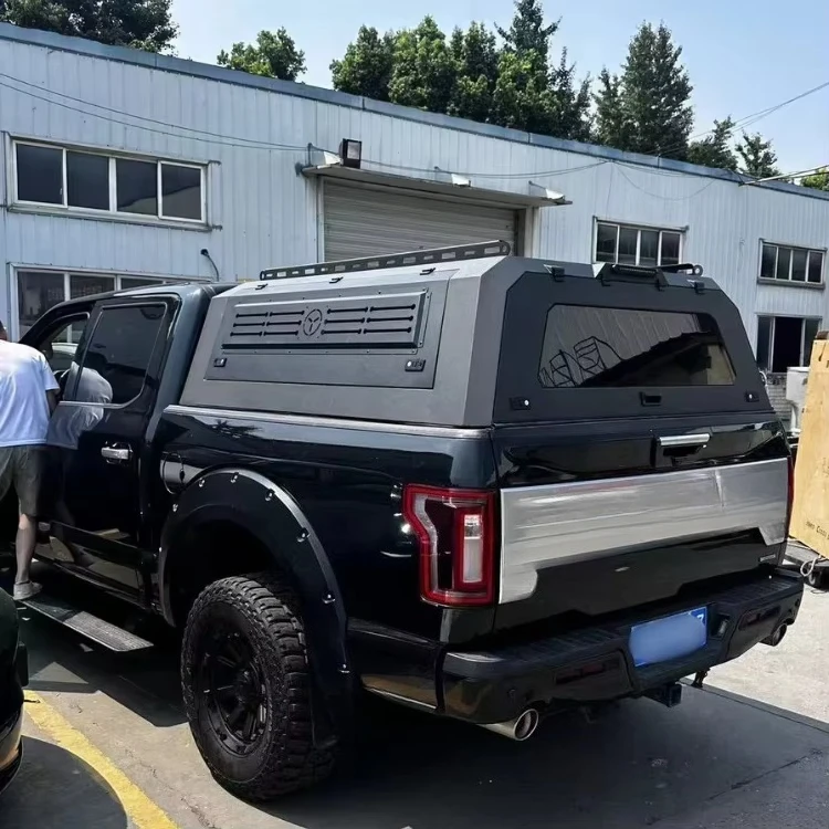 Waterproof Steel Pickup Hardtop Canopy Aluminum Alloy Anti-rusted Camper Shell For Dodge Ram 1500 Ford F150 Toyota Hilux Tacoma