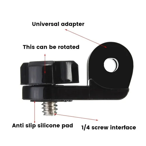Imagen 2 del producto Adaptador de conversión de tornillo 1/4 adaptador AEE para GoPro Hero 13 12 11 10 9 SJCAM AKASO DJI Action 5 Pro 4 Insta 360 X4 Accesorios