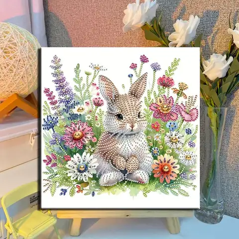 PhotoCustom 5D DIY 다이아몬드 그림 동물 키트 나비 화려한 고양이 DIY 특수 모양의 드릴 수제 다이아몬드 모자이크 아트 선물