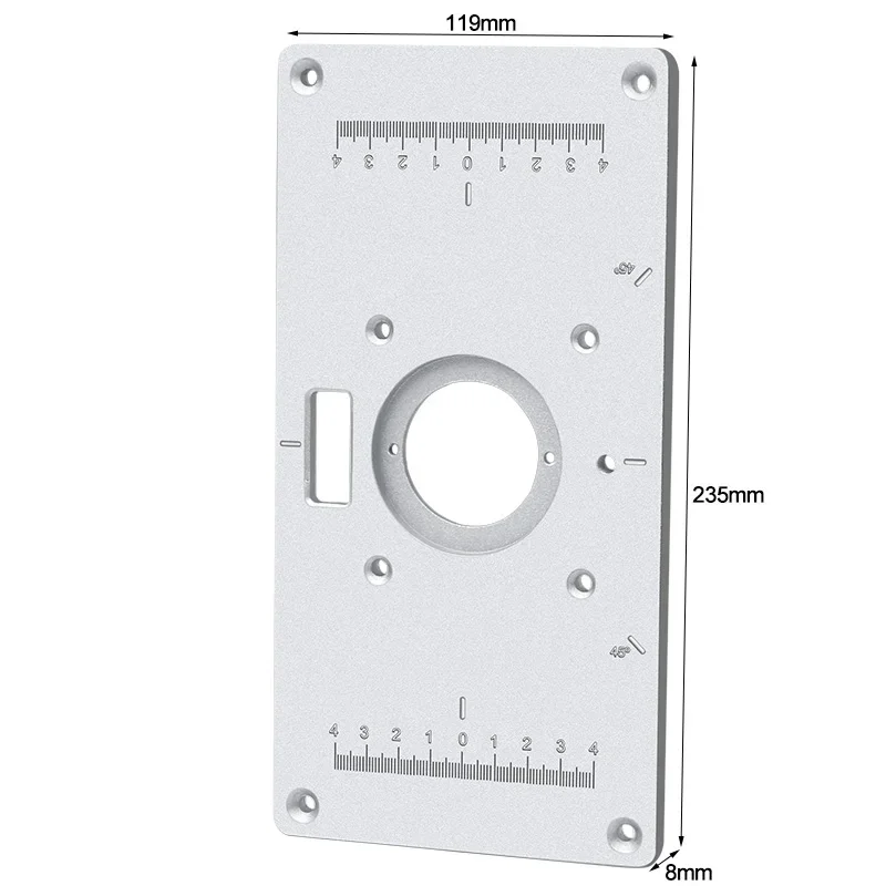 Máquina de recorte multifuncional para bricolaje, mesa abatible, máquina de grabado para carpintería, mesa de inversión de 235mm x 120mm x 8mm