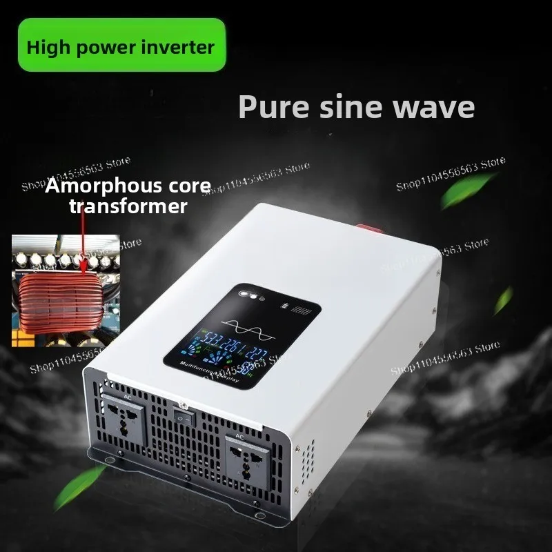 Bestselling Pure Sine Wave Power Inverter – 12V-96V to 220V High-Power Converter for Car & Home Use