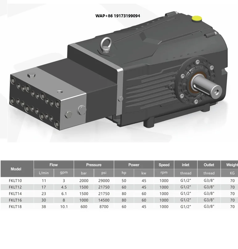 38L/min 600Bar High Pressure Stainless SteeL Car Wash Equipment Triplex Pump Washing Machine