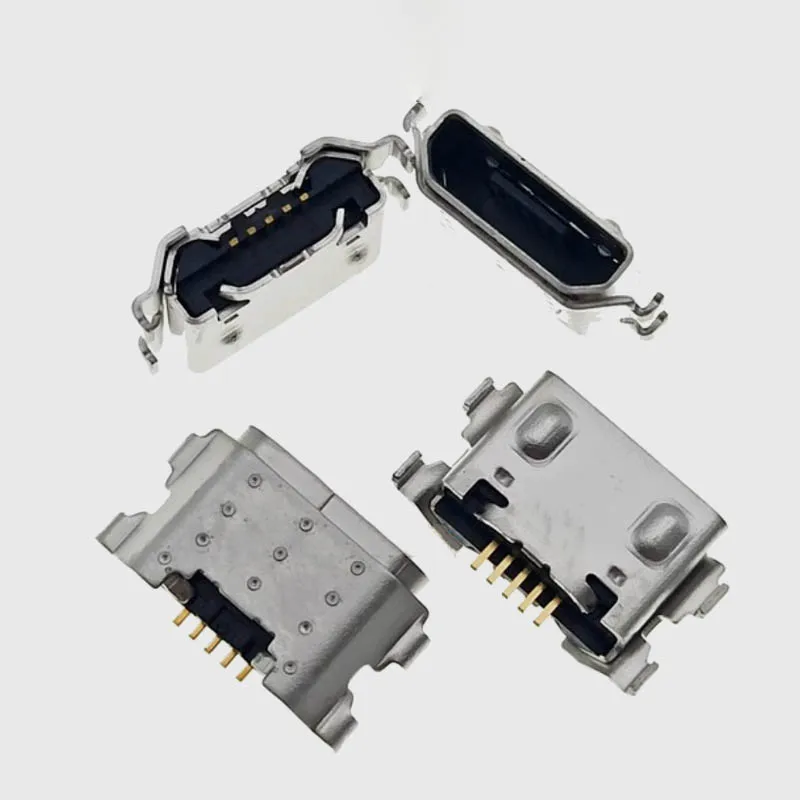 2pcs Micro USB 5pin Charger Charging Port Connector Plug New for Xiaomi Redmi 9A 9C poco C3 Samsung A01 A03 Core M01 Port Repair