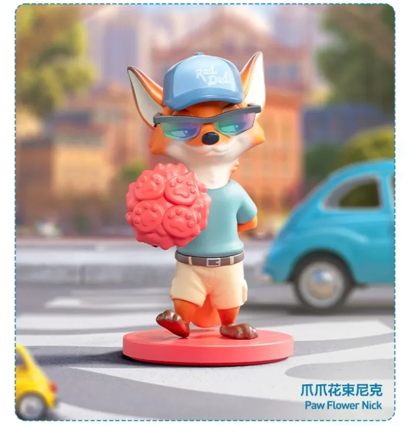 

Popmart 100% оригинальная и подлинная серия Zootopia Crazy Continuation, фигурка слепых коробок, орнамент, милый и изысканный подарок