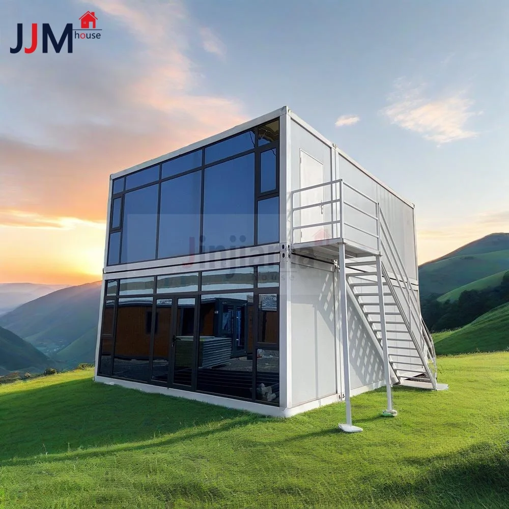 Customized Cheap 20 Ft Prefab House Light Steel Container House Modern Flat Pack Modular Container Homes Tiny Prefabricated Hous