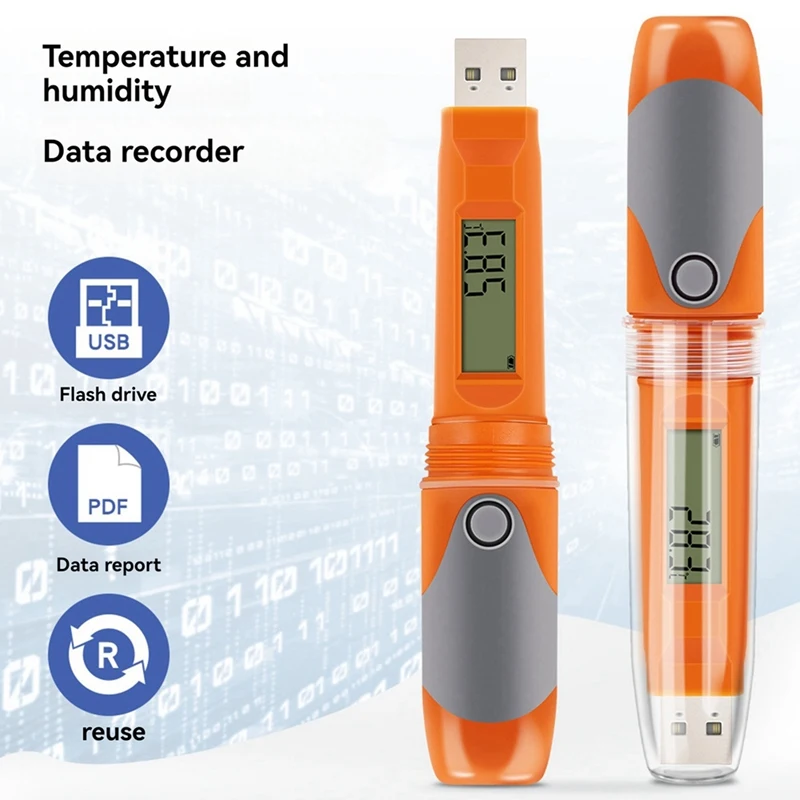 RC-51H USB Temperature And Humidity Data Logger 32000 Point Large Capacity Logger Temperature And Humidity Logger