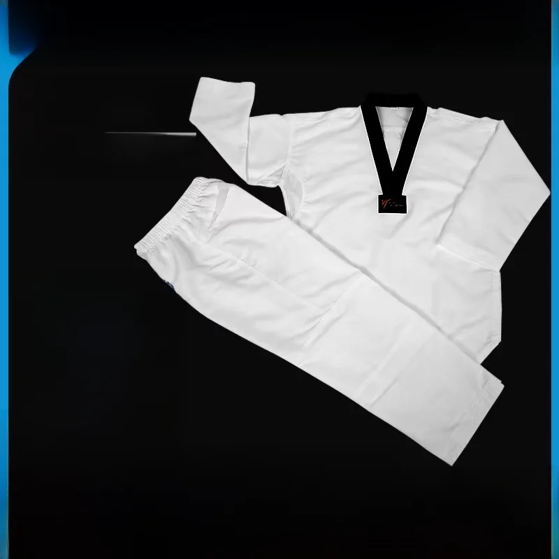 Breathable Patchwork Training And Performance Taekwondo Uniform  Suit for Teenagers by Gong Shou Wen