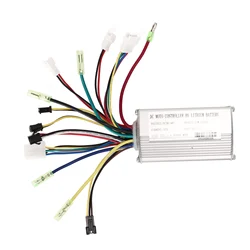 DC Motor Controller with Wire Harness Motor Controller Lithium Battery for Electric Bike 36V 48V 17A Motor Controller with Wire