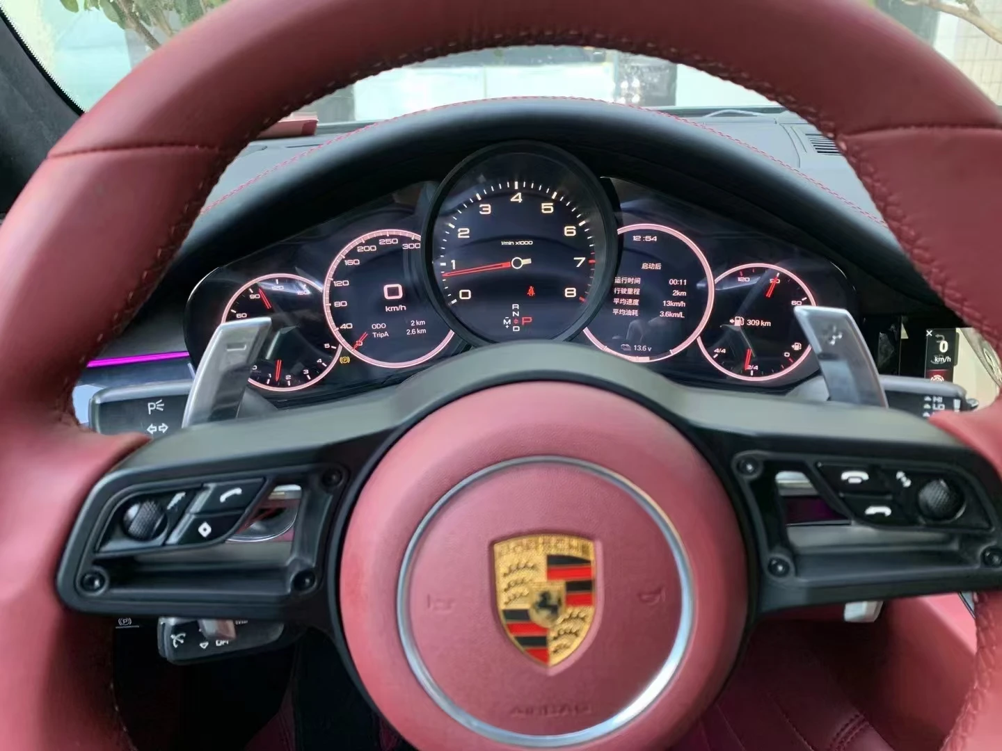 LCD Digital Cluster Instrument Panel Speedometer Smart Dashboard for Porsche Panamera 2010-2016