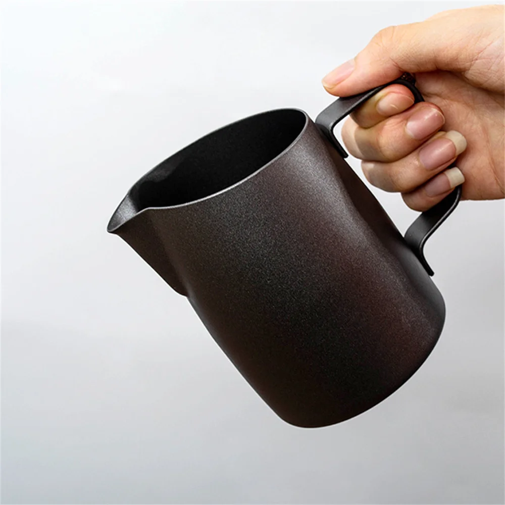

1 шт., чашка для латте в виде орлиного клюва, ручная чашка из нержавеющей стали для домашнего использования, чашка для вспенивания молока, ручная модная чашка из пены для молока