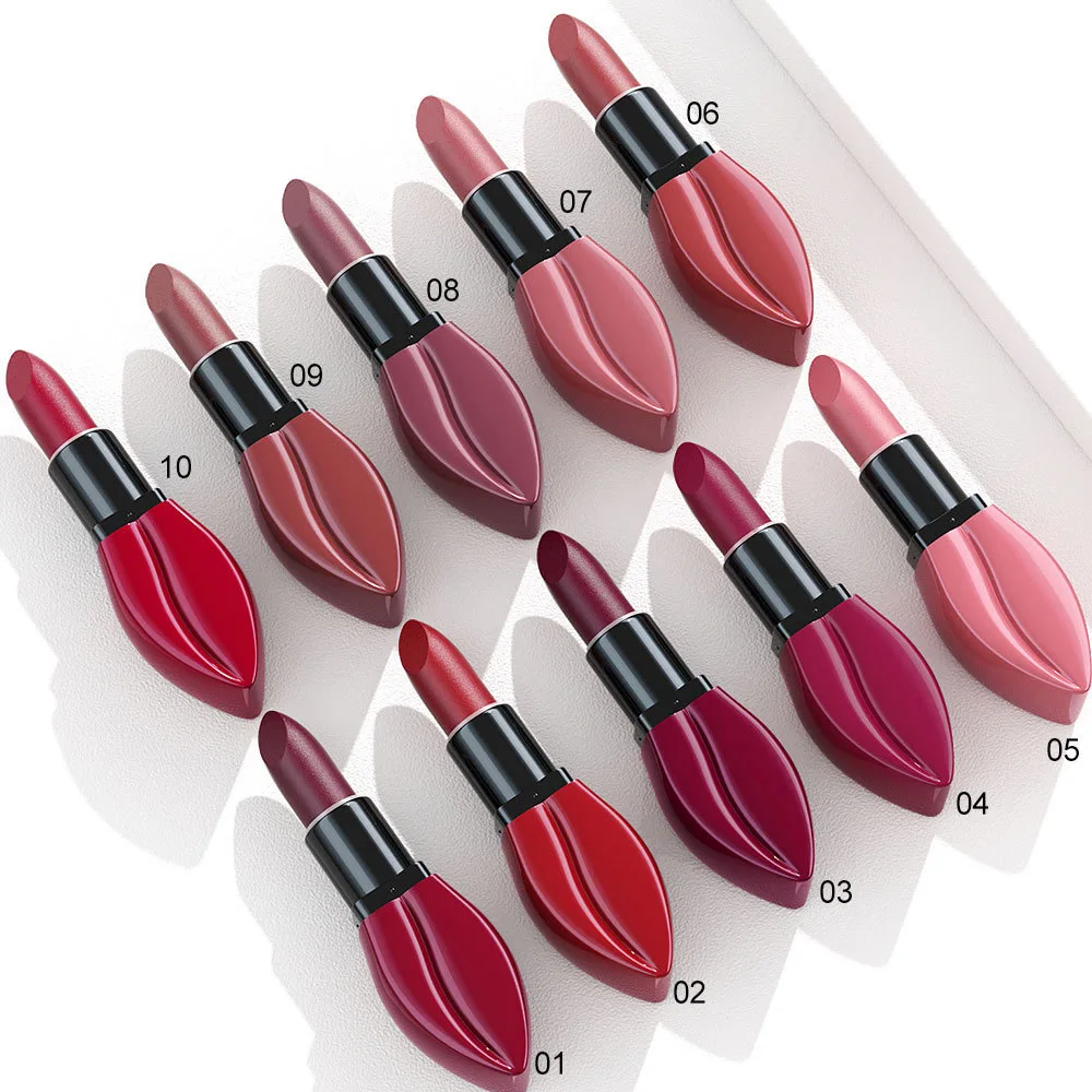 Cmaadu 10 Farben langlebiger matter Lippenstift Lippenstift mit reicher Samt farbe und wasserdichten Formel Valentinstag geschenken