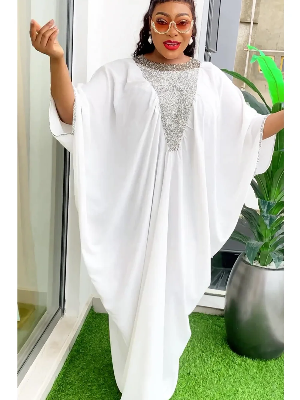 

African Dresses for Women Plus Size Africa Clothes Dashiki Ankara Sequin Outfit Gown Kaftan Muslim Wedding Party Long Maxi Dress