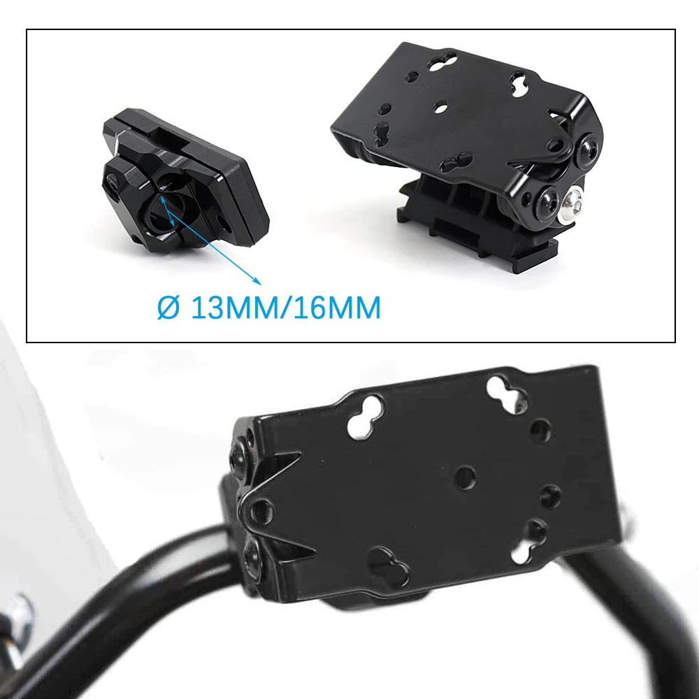 For Royal Enfield Interceptor 650 ABS 2019 2020 2021 Motorcycle Universal GPS Mount 13mm / 16mm Crossbar Mobile phone Holder