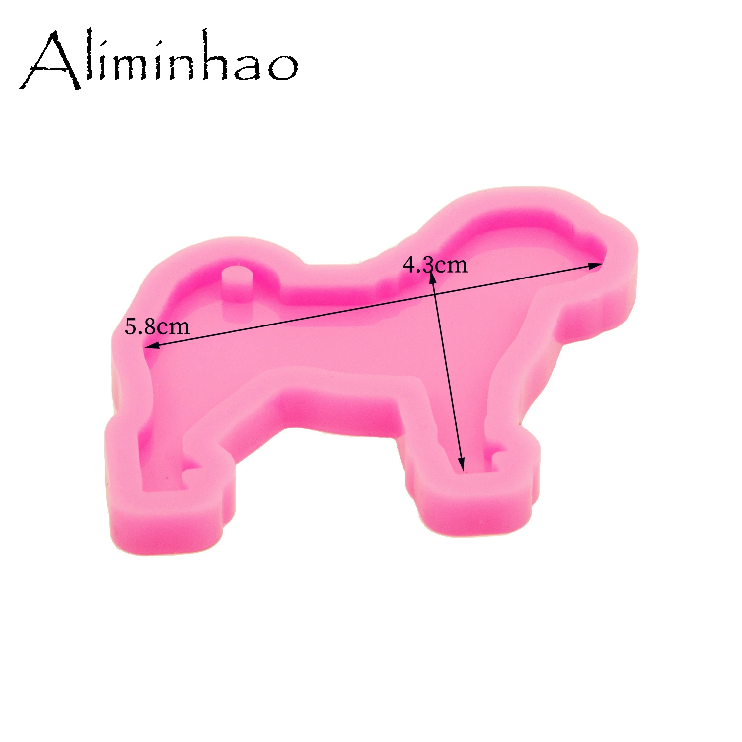 DY1522 Shiny Shar pei/Italian greyhound/Greyhound galgo Dogs Silicone Keychain Resin Molds, Fondant Chocolate Cake Molds