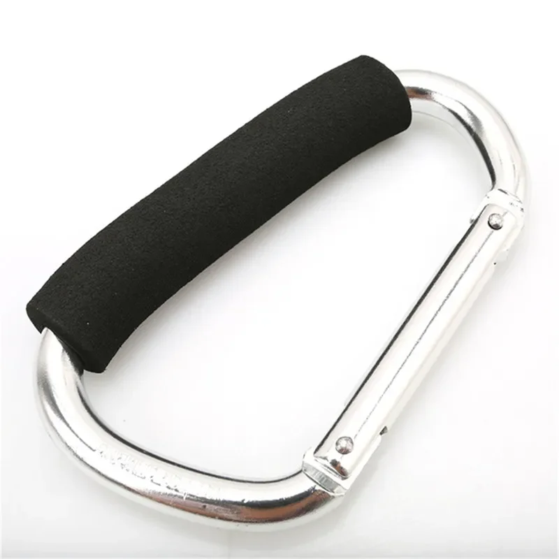 Carabiner Clip Shopping Hook D-shape Large Aluminum Alloy Carabiner for Climbing Camping Hiking Safety Mountaineering Buckle