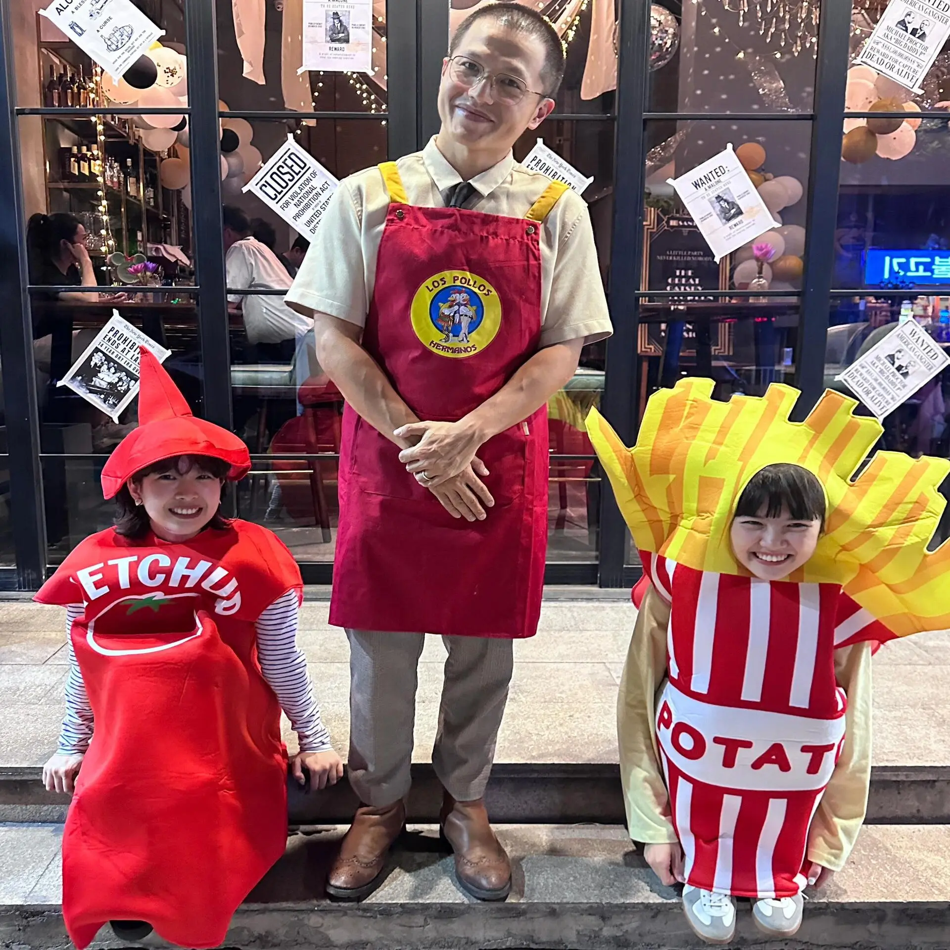 

Хэллоуин ат соус картофель фри косплей костюм женский креативный наряд лучший друг пара одежда