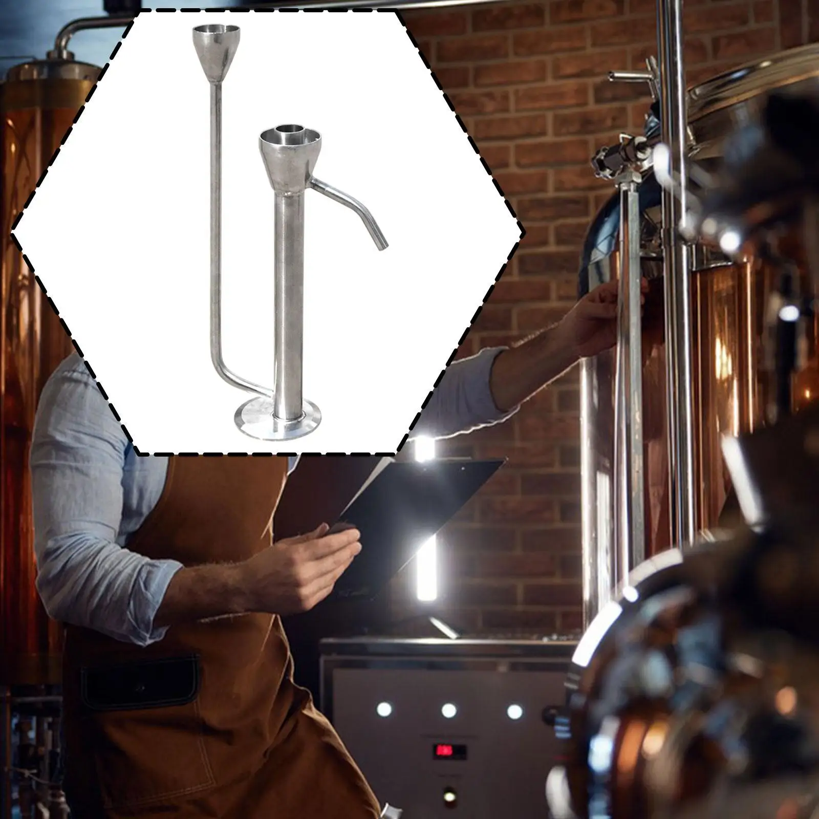 Stainless Steel Distiller Silver Compact Design Home Spirit Distilling Equipment for Rum Vodka Whiskey