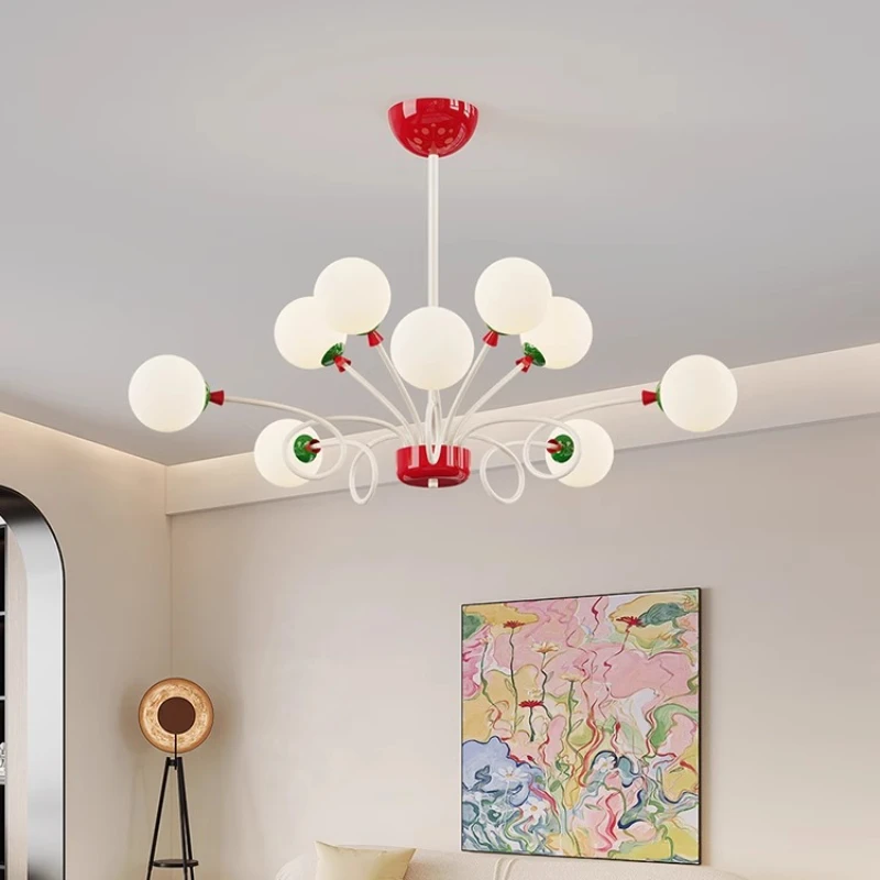 

Memphis living room chandelier 2025 new modern minimalist color dopamine designer personalized hall main lamp