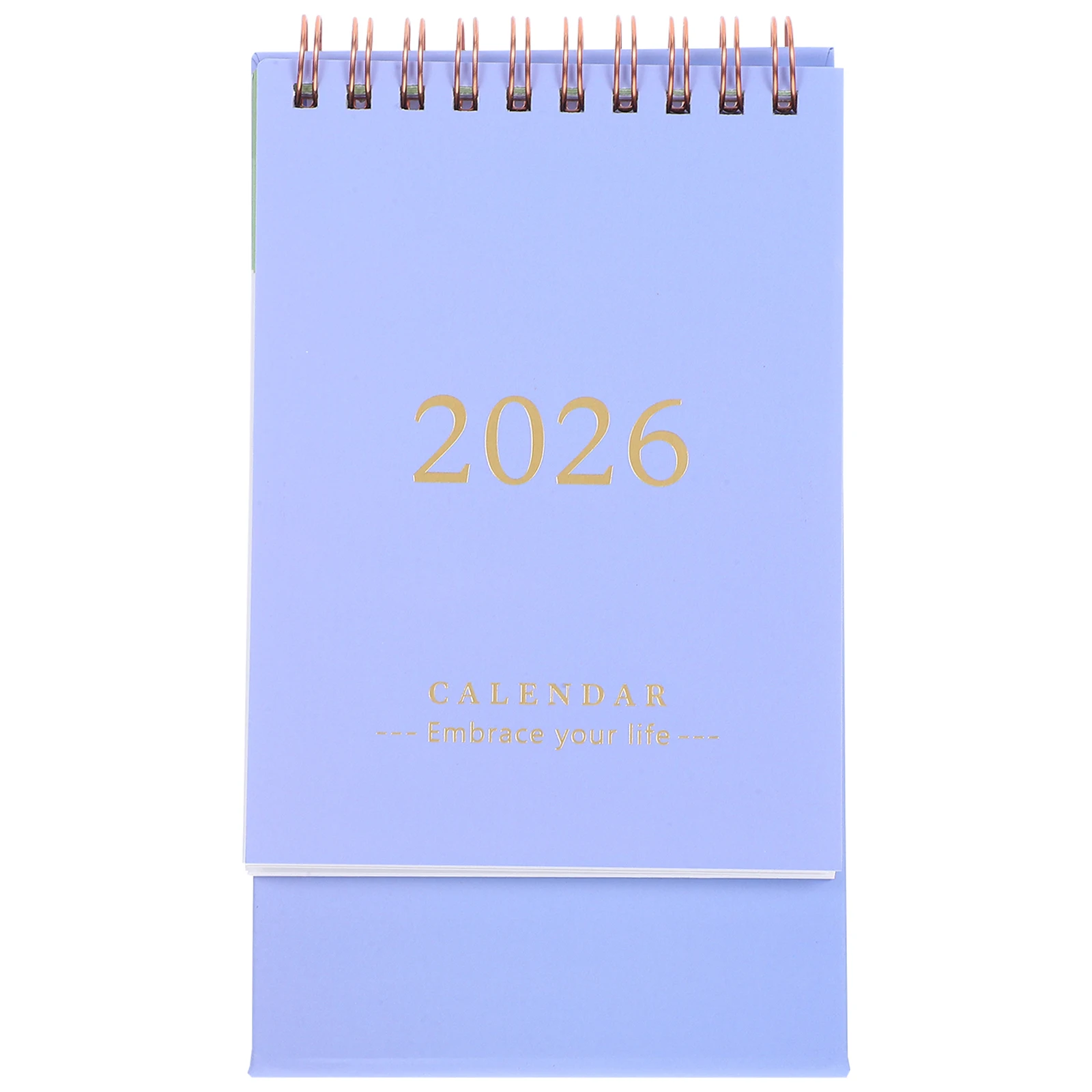 

Настольный календарь на 2026 Минималистичный складной дизайн-стойка для планирования домашнего офиса, плотная бумага, мини-настольный календарь на 2026