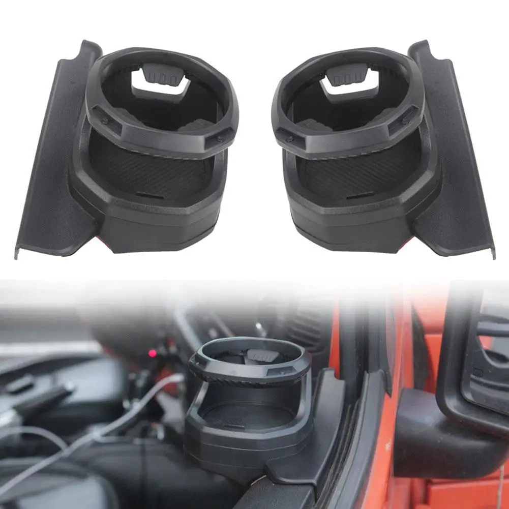 

Car Window ABS Cup Holder For 2018-2023 Jeep Wrangler JL 4 Door JT Gladiator Multi-Function Modified Accessories Car Door Window