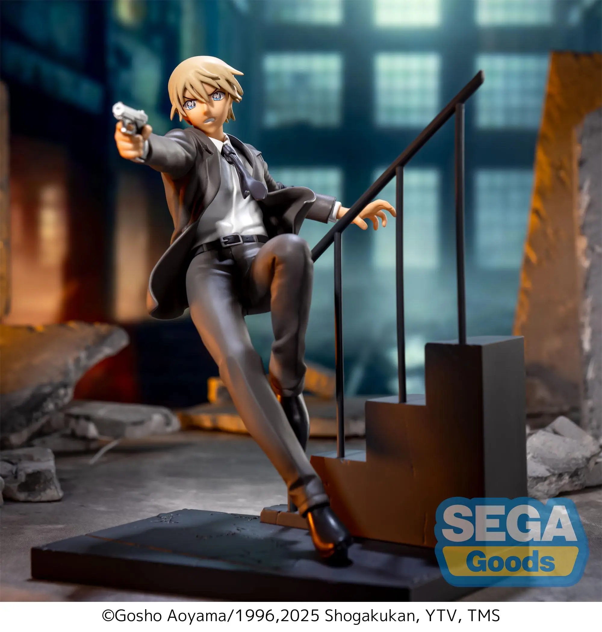 Asli Sega Luminasta Detektif Conan Rei Furuya Anime Action Figure PVC Mainan Model Gambar Kolektor Figurine