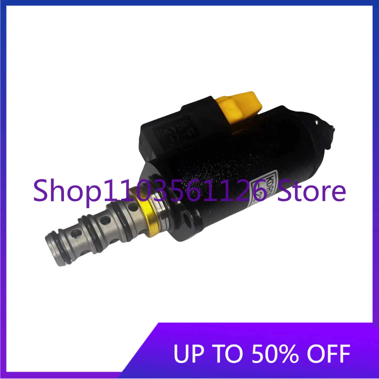Excavator Parts KDRDE5K-/30C30-122 High Quality Solenoid Valve K3V200 Pump Proportional Solenoid Valve