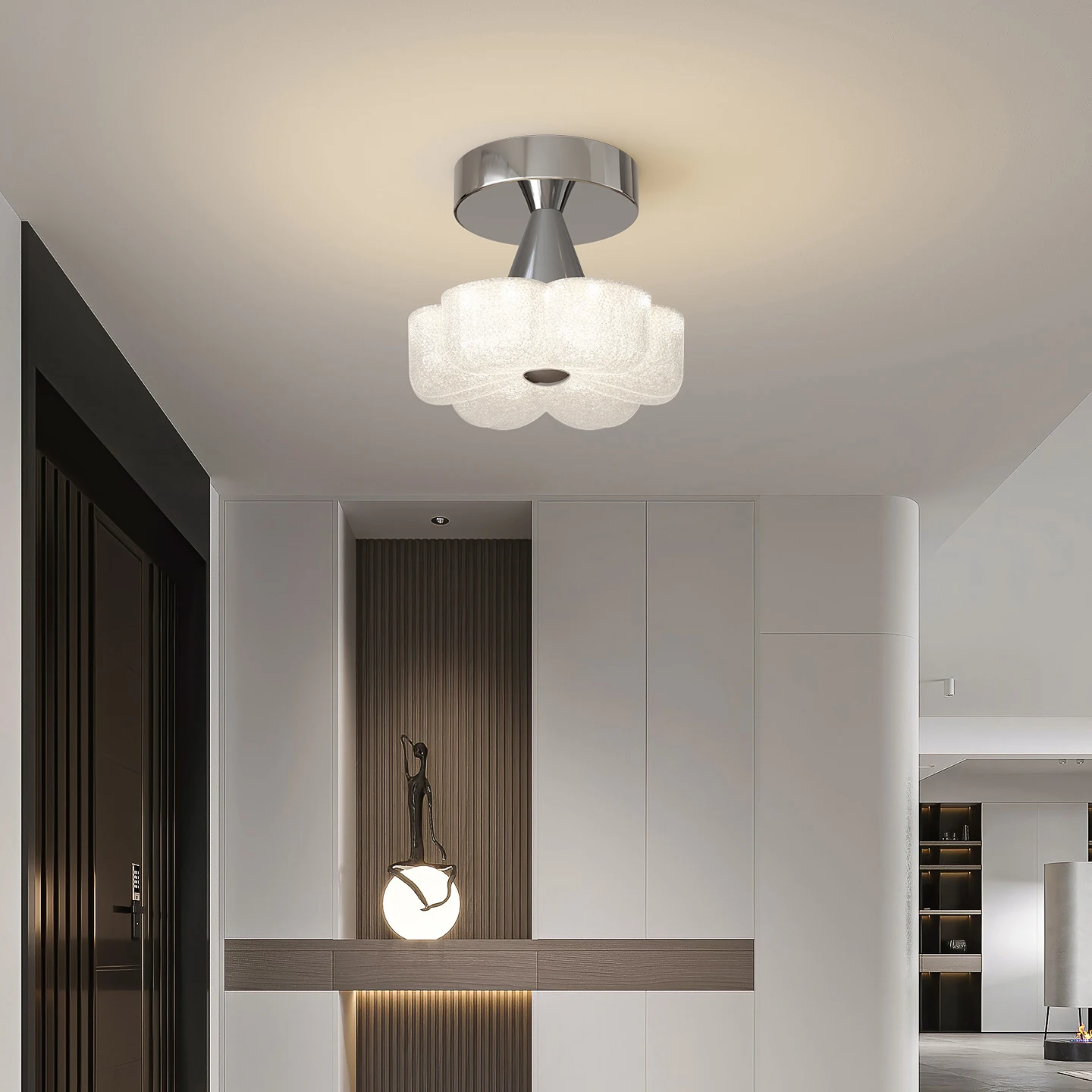 

2026 New Memphis Colorful Dining Room Chandelier Bedroom Chandelier Entry Balcony Ceiling Light Full Spectrum Eye Protection
