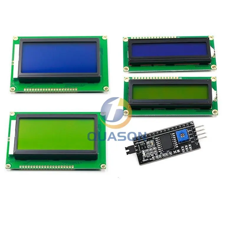 1PCS LCD module Blue Green screen IIC/I2C 1602 for arduino 1602 LCD  r3 mega2560 LCD1602