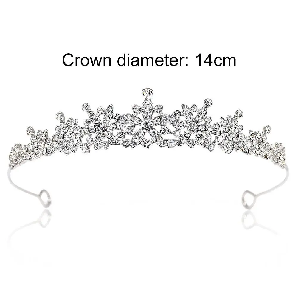 New Beautiful Elegant Crown Crystal Headwear Rhinestone Hair Hoop Hair Ornament