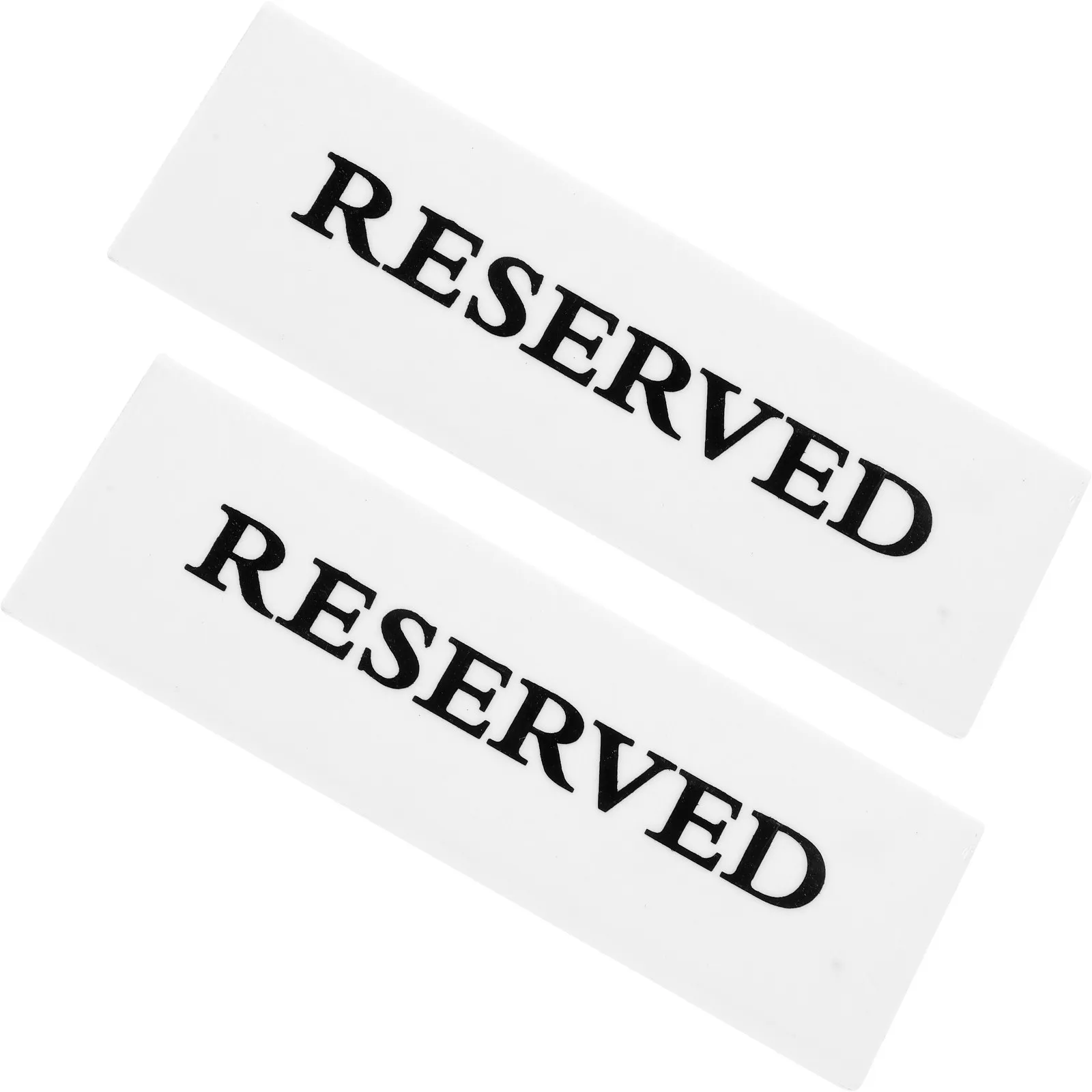 2Pcs Smoking Prohibited Reserved Signs Reliable Reserved Seats Signs for Weddings Church Restaurant Party Events