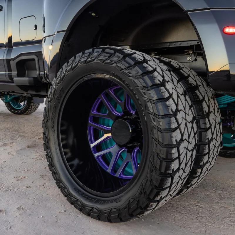 Custom 8x200 8x170 8x165.1 10x225 Forged Dually Wheel Polish Chrome for Ford F350 F450 22 24 26 28 30 Inch Wheel Rim