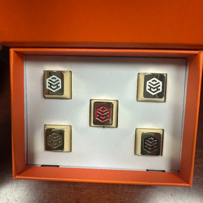 

Point Keycap Customized Metal CNC R4 Cherry Profile Keyboard Cap for Mechanical Keyboard Accessories DIY Personality Keycap