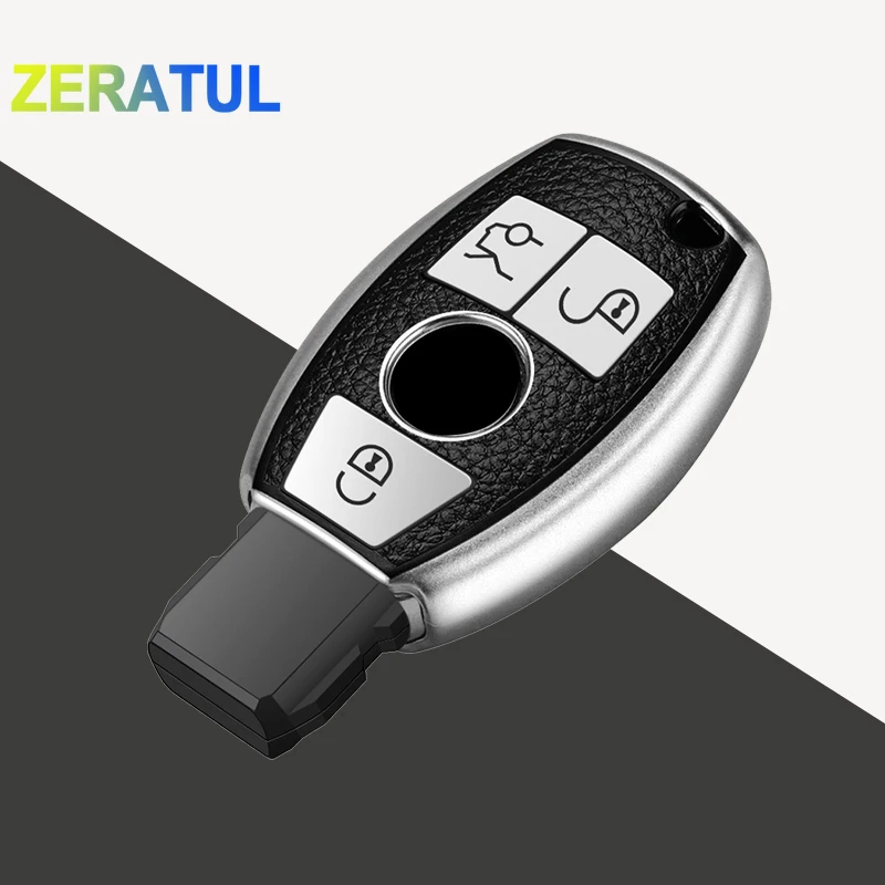Shell Fob For Mercedes Benz A C E S Class GLS GLA GLK GLC CLS CLA W204 W221 W212 W205 W176 W463 TPU Car Smart Key Case Cover