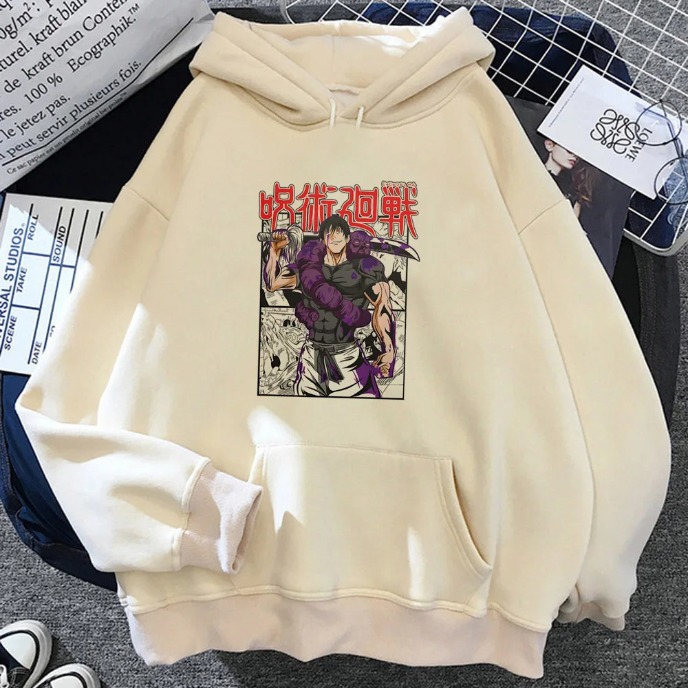 Toji Fushigflats-Sweat à capuche pour femme, pull Anime, survêtements graphiques, motif japonais, tissu doux, loisirs athlétiques, Y2K Manga