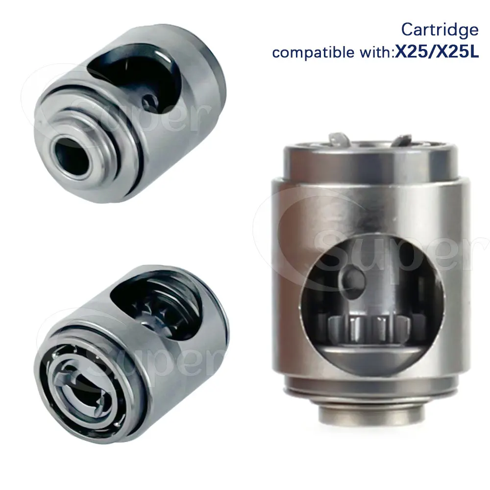 

Low Speed rotor Dental Handpiece Spare Part 1:1Cartridge Contra Angle LED Fiber Optic Hnadpiece Push Button 1:1 Blue Ring