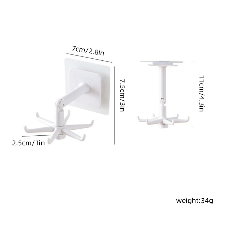 Multi-Purpose Rotatable Rack for Kitchen Utensils