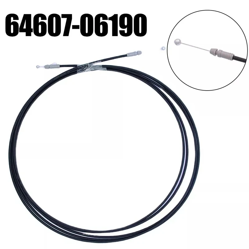 Trunk Lid Release Cable Replacement 64607-06190 Auto Parts Black Car Accessories Kit Metal For Toyota Camry 2012-17