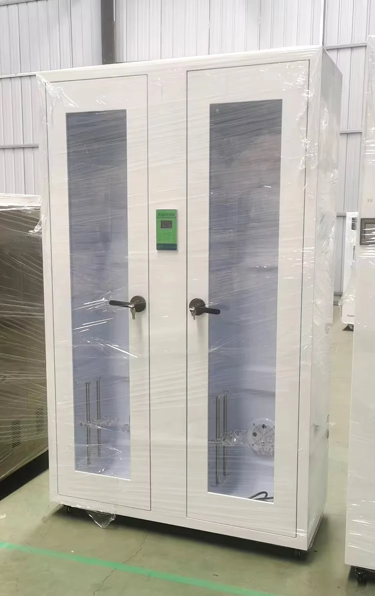 Vertical Hanging Storage Cabinet, Automatic Single/Double Door Precision Equipment Organizer Cabinet for Daily Preservation