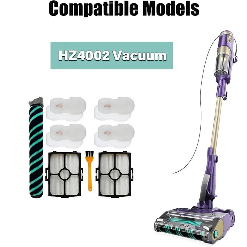 A76G-메인 브러시 HEPA 필터 키트 교체 Shark HZ4002 유선 스틱 진공 청소기 부품 폼 및 펠트 필터