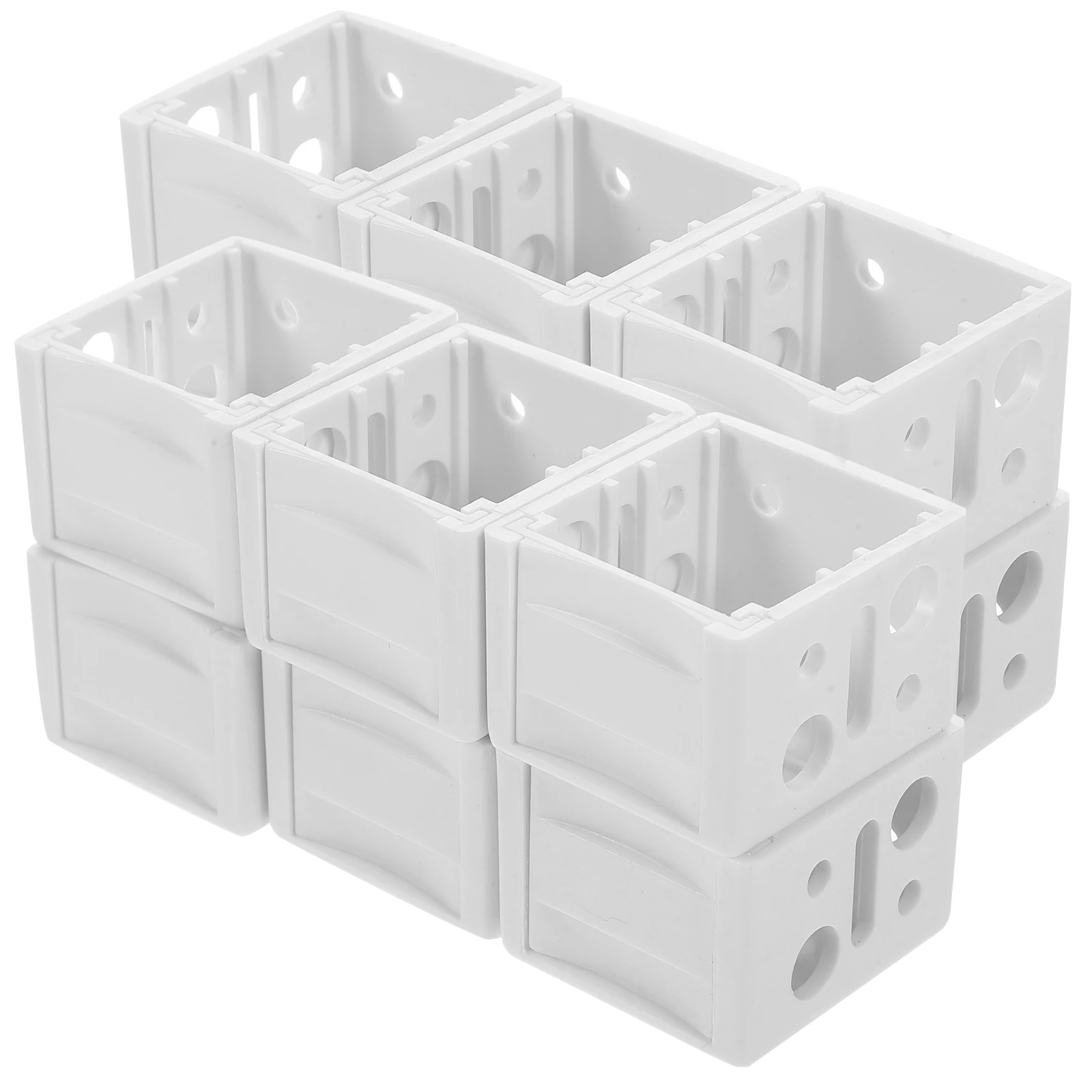 

12 Pcs Blind Brackets White 1 Inch Mini Hold Down Brackets for Window Blinds Frames Installation Hardware Accessories