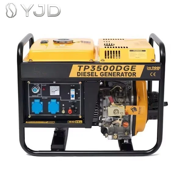 

CE/ISO Good Quality 2kw 3kw 5kw Open Frame Portable diesel Generator for Home Use